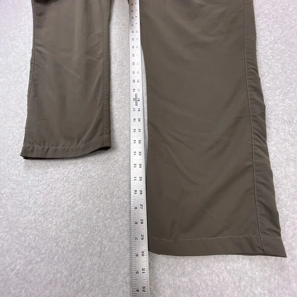 Clothing Arts P Cubed Pick Pocket Proof Nylon‎ Cargo Pants Mens Sz 36 x 30 Brown